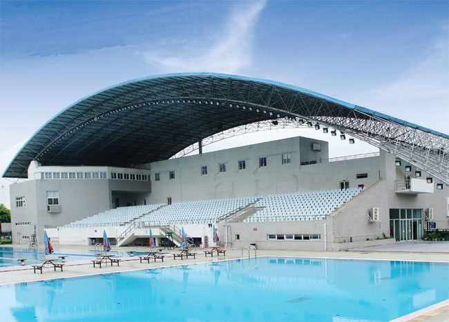 嵊州游泳馆网架