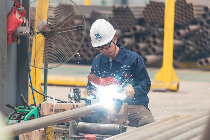 嵊州网架焊接车间